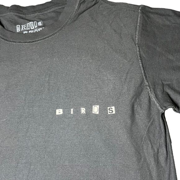 Travis Scott Birds In The Trap Birds Eye View Tour Eagle Black T-Shirt Men Small - Picture 2 of 6